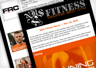 NBS Fitness – Email Newsletter