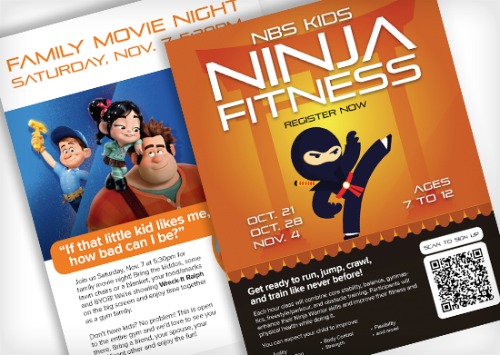NBS Fitness – Event Flyers