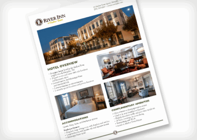 River Inn Hotel Overview Flyer