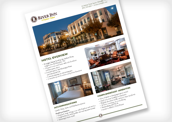 River Inn Hotel Overview Flyer